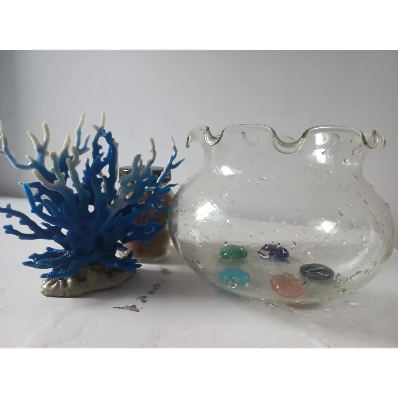 Chậu Hình Quả Bầu Tròn Trong Suốt Đính Đá Trang Trí để bàn 738025