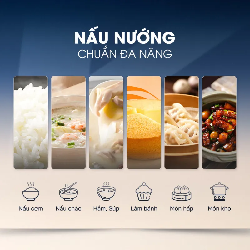 Nồi cơm điện KALITE KRC6012 chống dính Ceramic cao cấp 934103