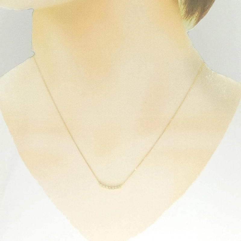 K18YG Dây chuyền kim cương 0.07CT - Hàng hiệu Chính hãng 860841