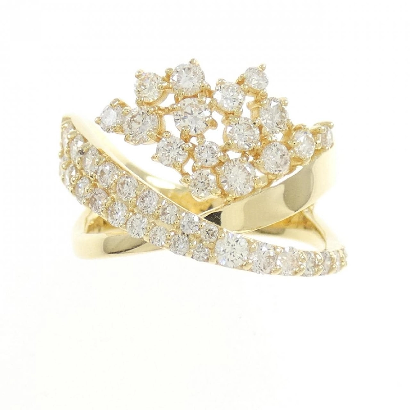 Nhẫn kim cương K18YG 1.03CT 673543