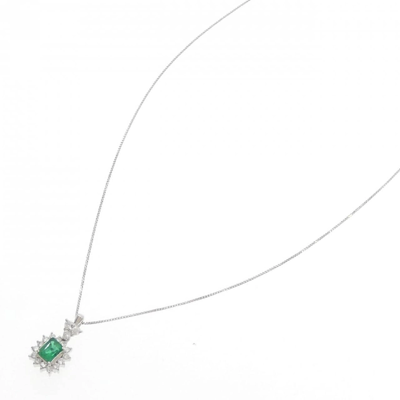 Dây chuyền Emerald PT900/PT850 0.44CT - Hàng hiệu Chính hãng 858828