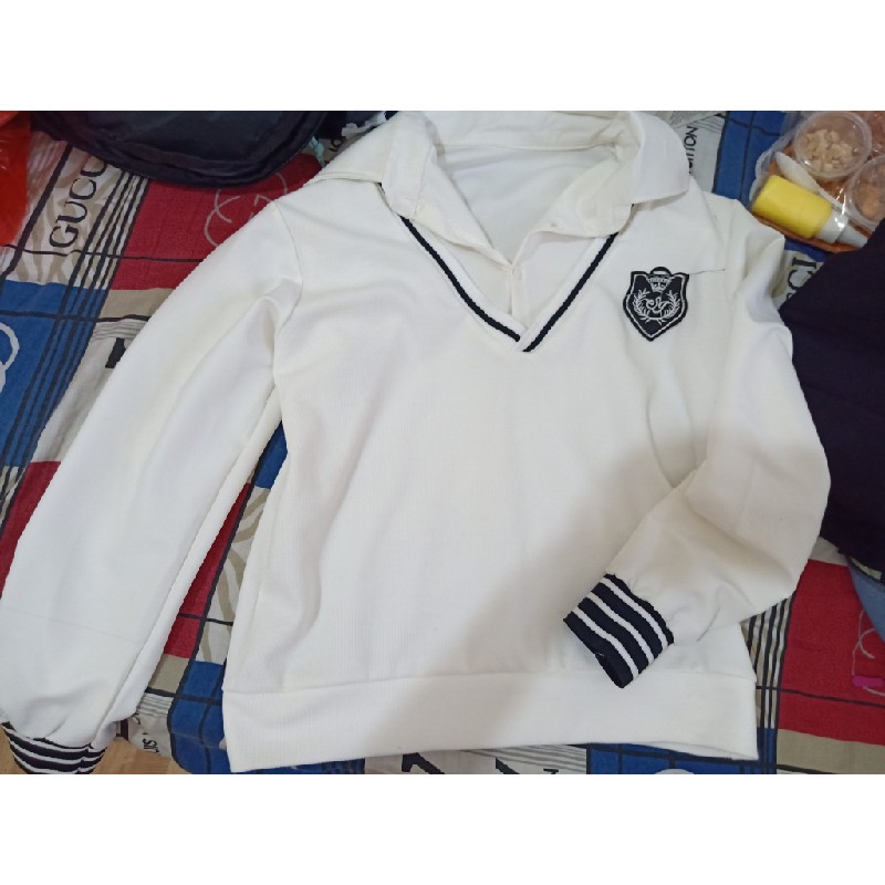 áo trắng sơ mi gile  22327