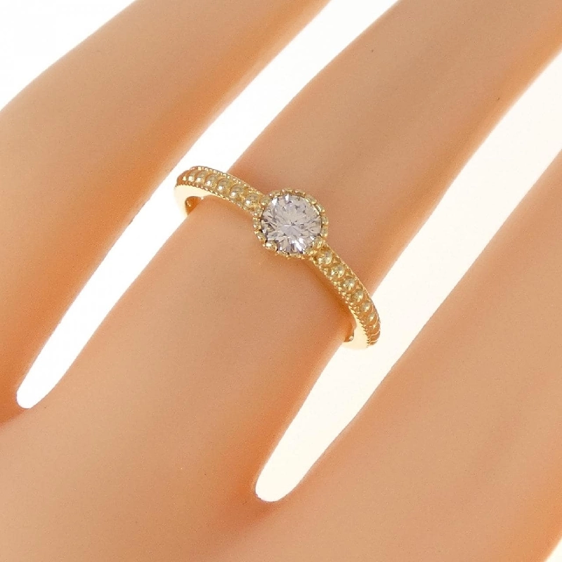 Nhẫn kim cương K18YG 0.269CT 673531