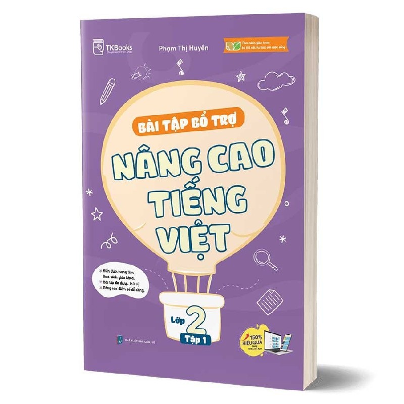 Bài Tập Bổ Trợ Nâng Cao Tiếng Việt Lớp 2 – Tập 1 Mới 100% HCM.PO 153852