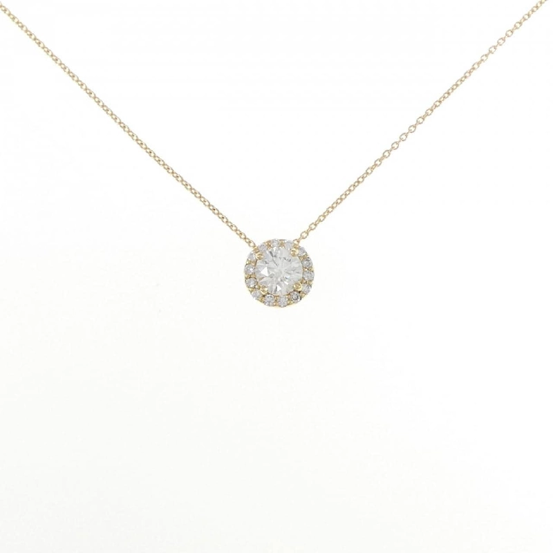 Dây chuyền kim cương K18YG 0.533CT G VS1 EXT - Hàng hiệu Chính hãng 880489