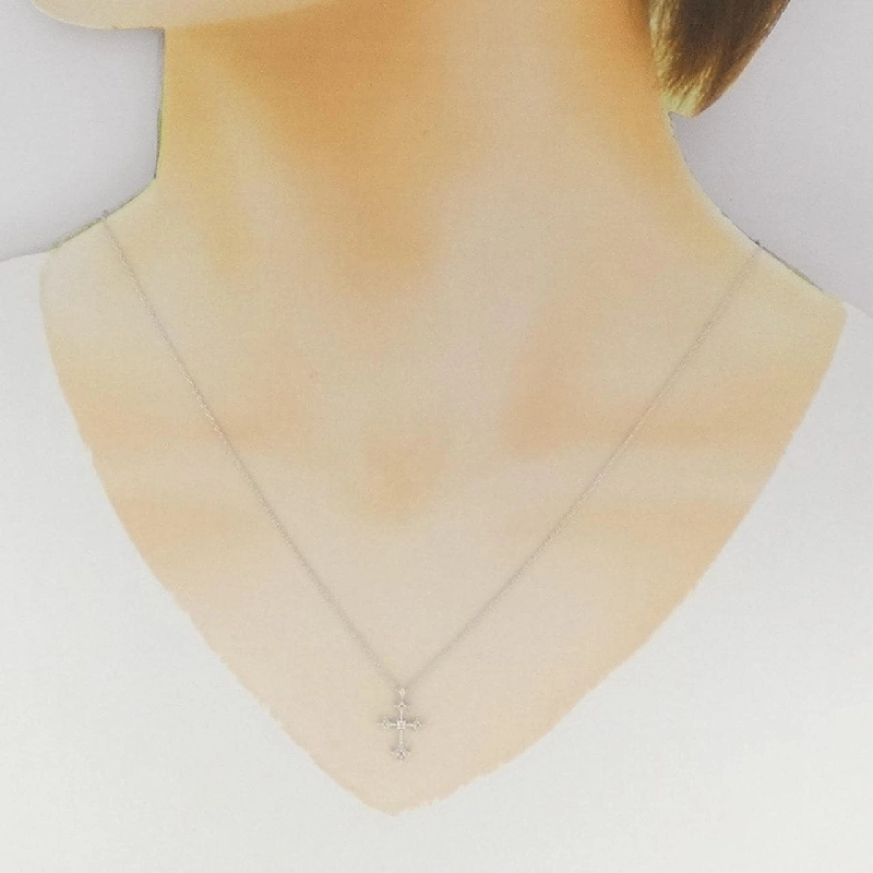 K10WG Dây chuyền kim cương 0.04CT - Hàng hiệu Chính hãng 864562