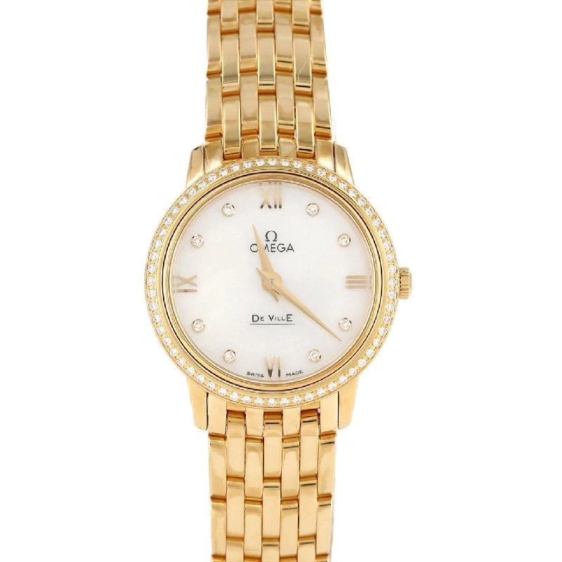 Omega De Ville Prestige YG/D･8P 424.55.27.60.55.001 YG Quartz - Hàng hiệu Chính hãng 876275