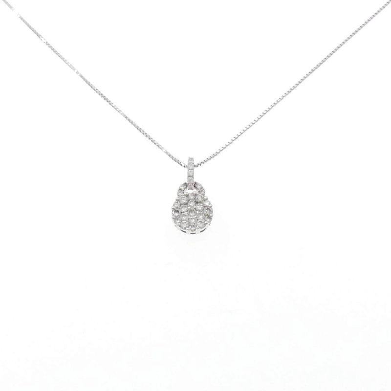 K18WG Dây chuyền kim cương 0.50CT - Hàng hiệu Chính hãng 857160