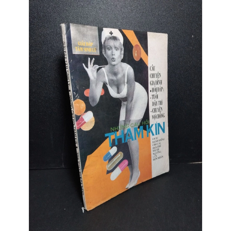 Giải đáp tâm sinh lý - Những câu hỏi thầm kín mới 60% bẩn bìa, ố vàng, có vệt nước 1994 HCM2603 SỨC KHỎE - THỂ THAO 918826