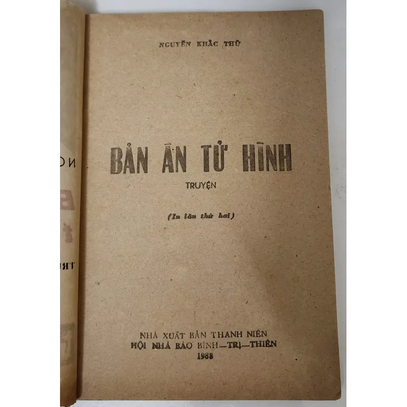 Truyện BẢN ÁN TỬ HÌNH (Nguyễn Khắc Thứ) 759118