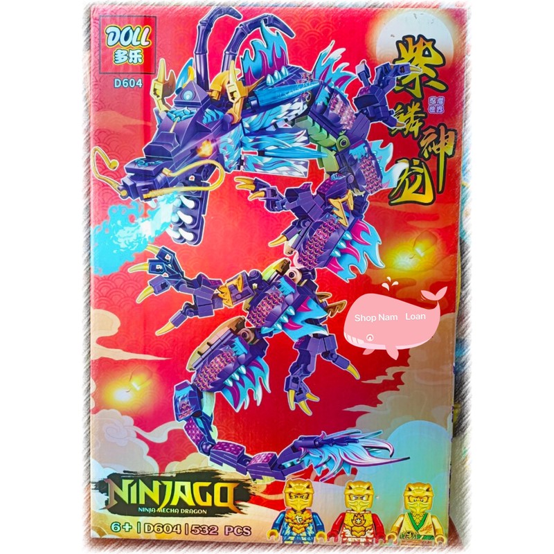 Đồ chơi lắp ráp Ninja Rồng Doll D604 Mecha Dragon 145609