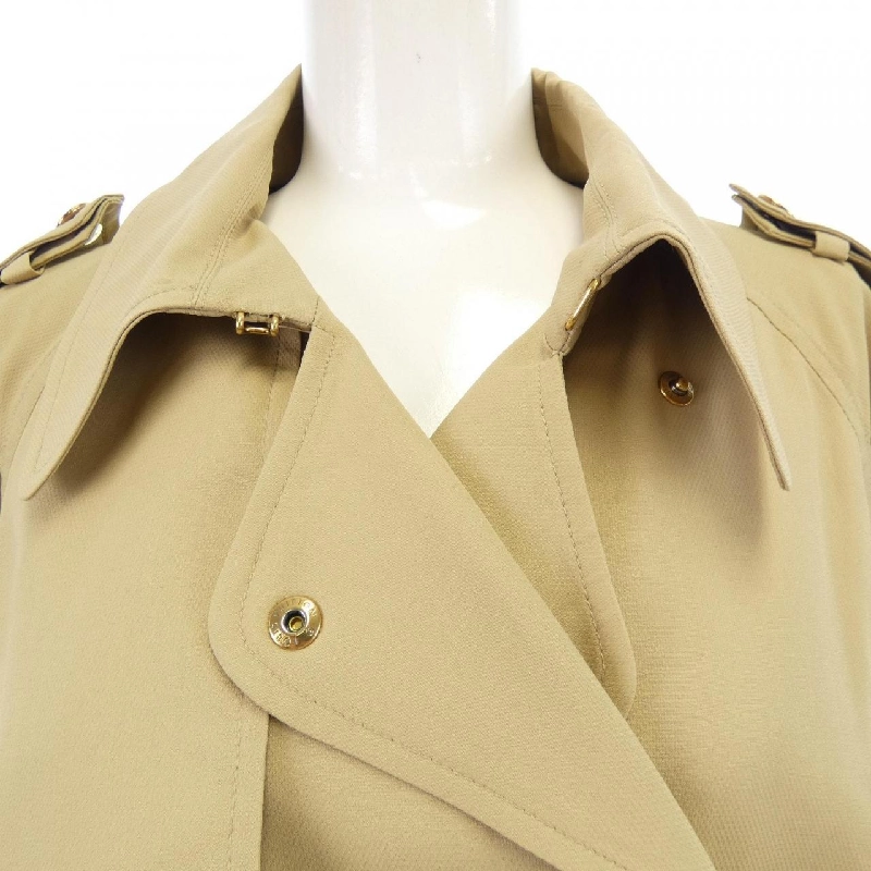 Áo khoác trench lụa pha Louis Vuitton FNCO01NA0 627970