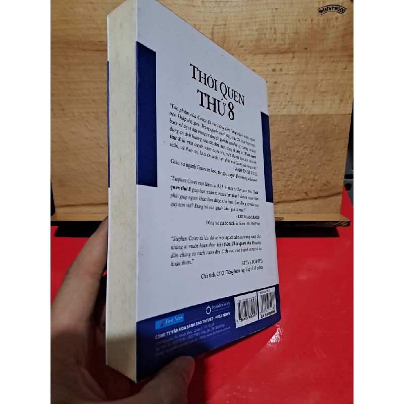 Thói quen thứ 8 từ hiệu quả đến vĩ đại Stephen Covey mới 80% 2019 HCM1106 36076