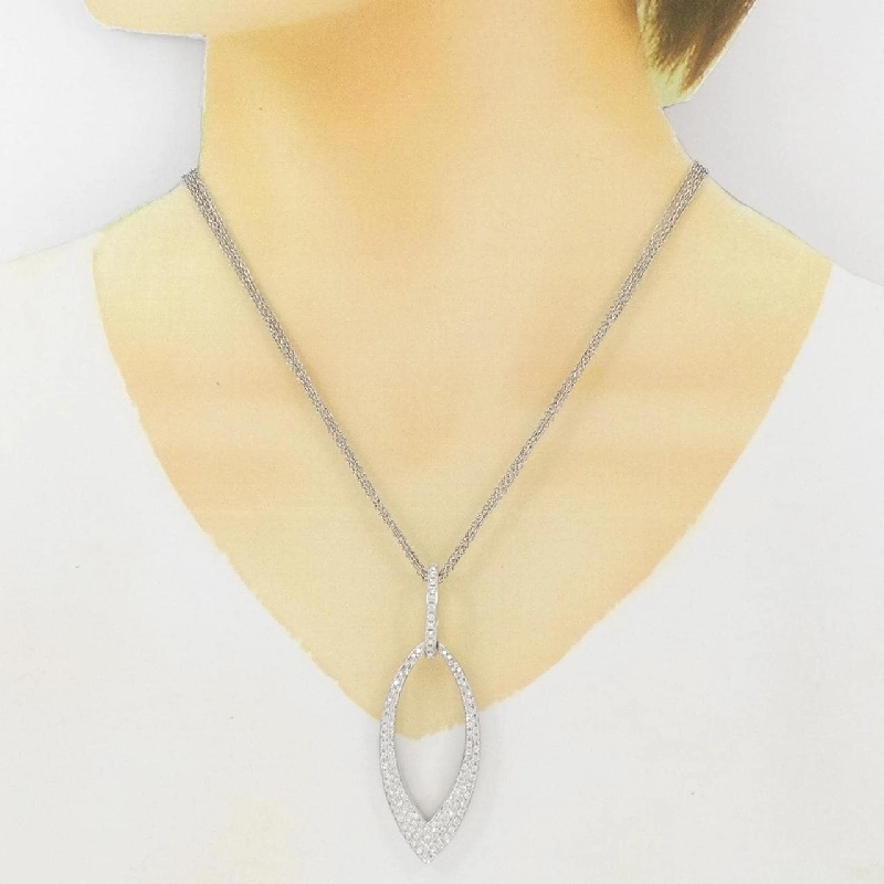 Dây chuyền kim cương 750WG 1.15CT - Hàng hiệu Chính hãng 867020