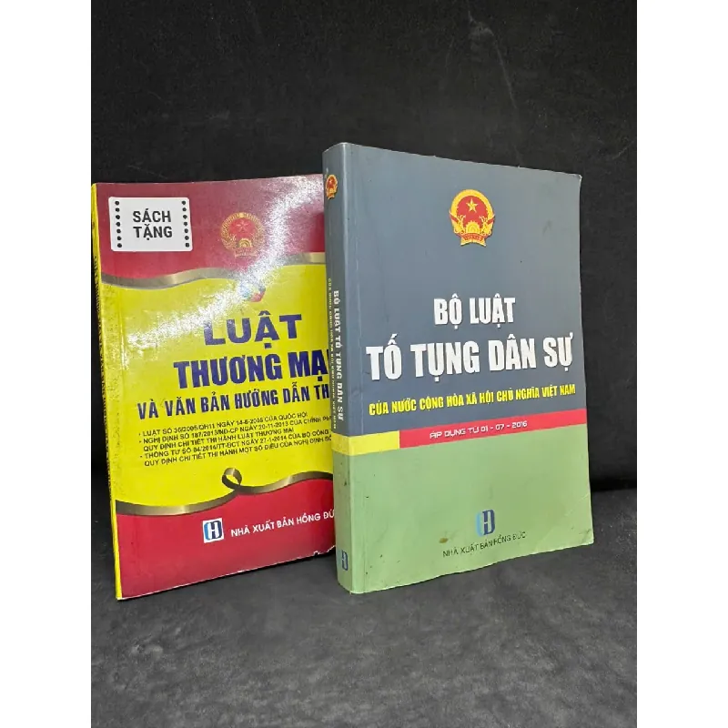 [Phiên Chợ Sách Cũ] Bộ Luật Tố Tụng Dân Sự (Áp Dụng Từ 01/07/2016), 2016 - H1108 SBM Blogmeo21025 583030