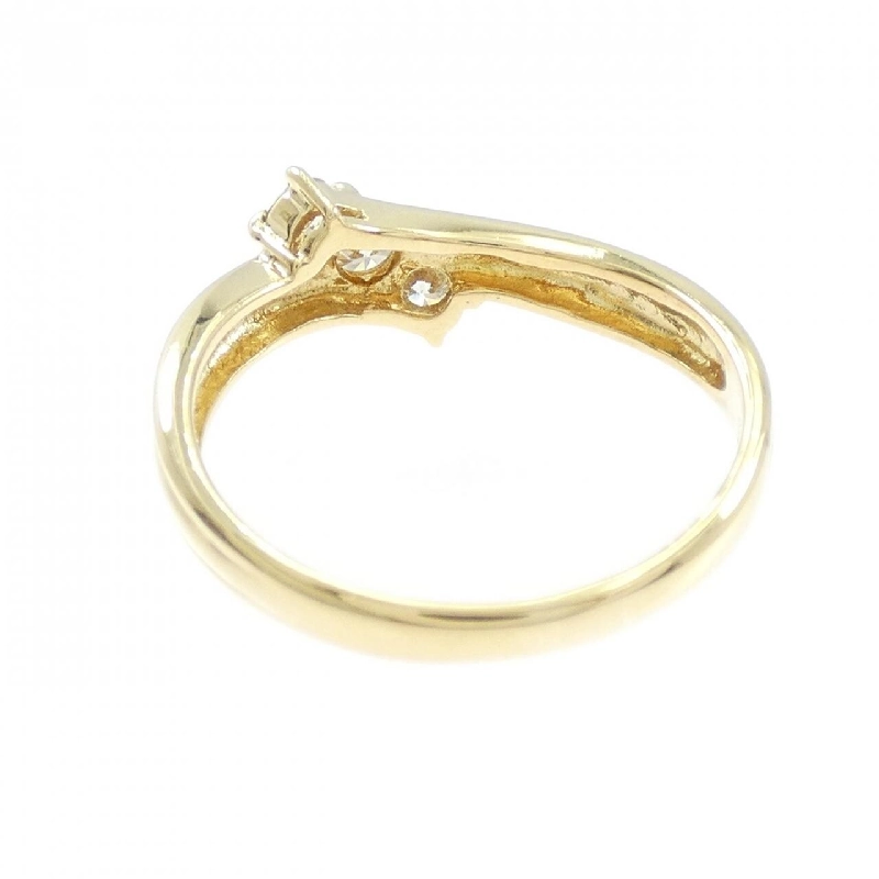 Nhẫn kim cương ba viên K18YG 0.25CT - Hàng hiệu Chính hãng 851256