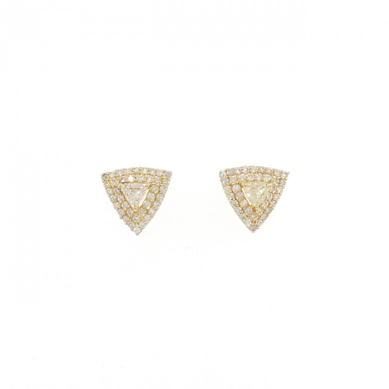 K18YG Bông tai Kim cương 0.54CT - Hàng hiệu Chính hãng 871975