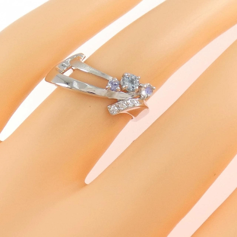 Nhẫn đá màu K18WG - Hàng hiệu Authentic 849839