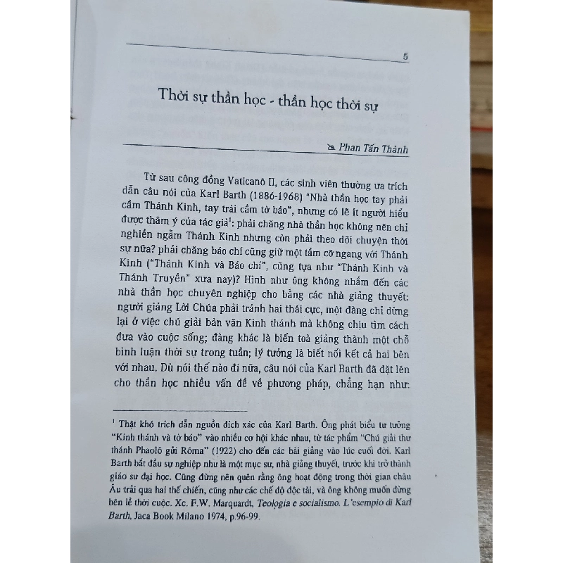 Thời sự thần học: Những nguồn mạch thần học 518200