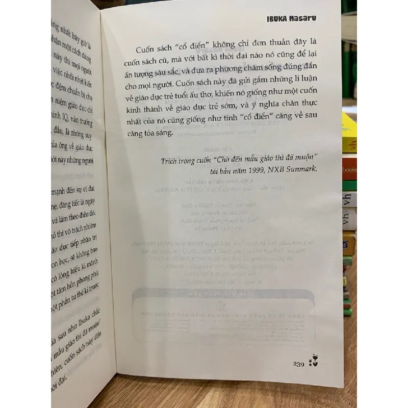 Chờ đến mẫu giáo thì đã muộn- Ibuka Masaru 699070