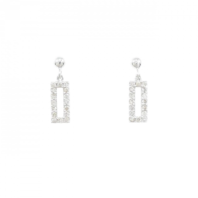 K18WG Bông tai kim cương 0.16CT - Hàng hiệu Chính hãng 863084