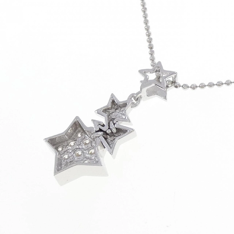 K14WG/585WG Ngôi sao Cubic Necklace - Hàng hiệu Chính hãng 863732