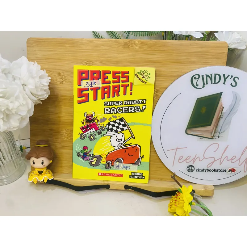 [Sách 2hand từ US] Like new 90% - Press Start! Super Rabbit Racers 800436