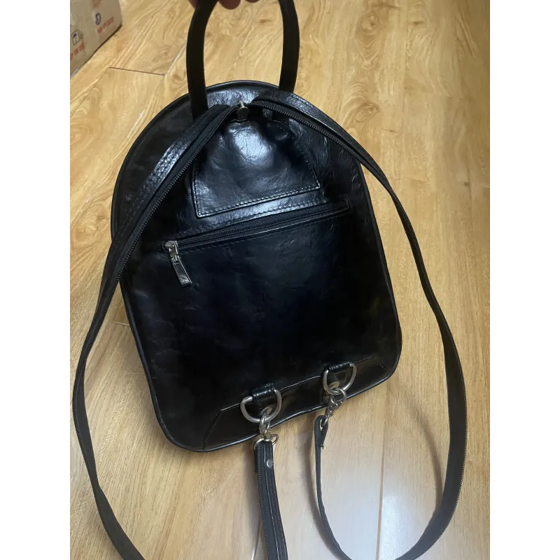 Balo nữ 21/26*28*8 da mộc 2hand 993132