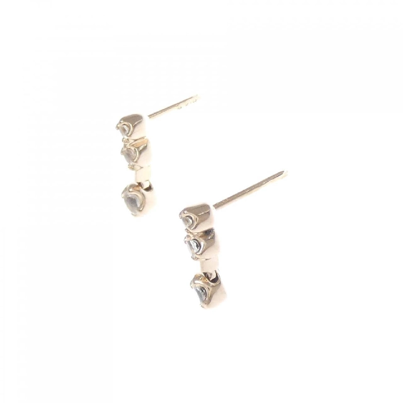 K18PG/K18YG Bông tai đá mặt trăng - Hàng hiệu Chính hãng 876752