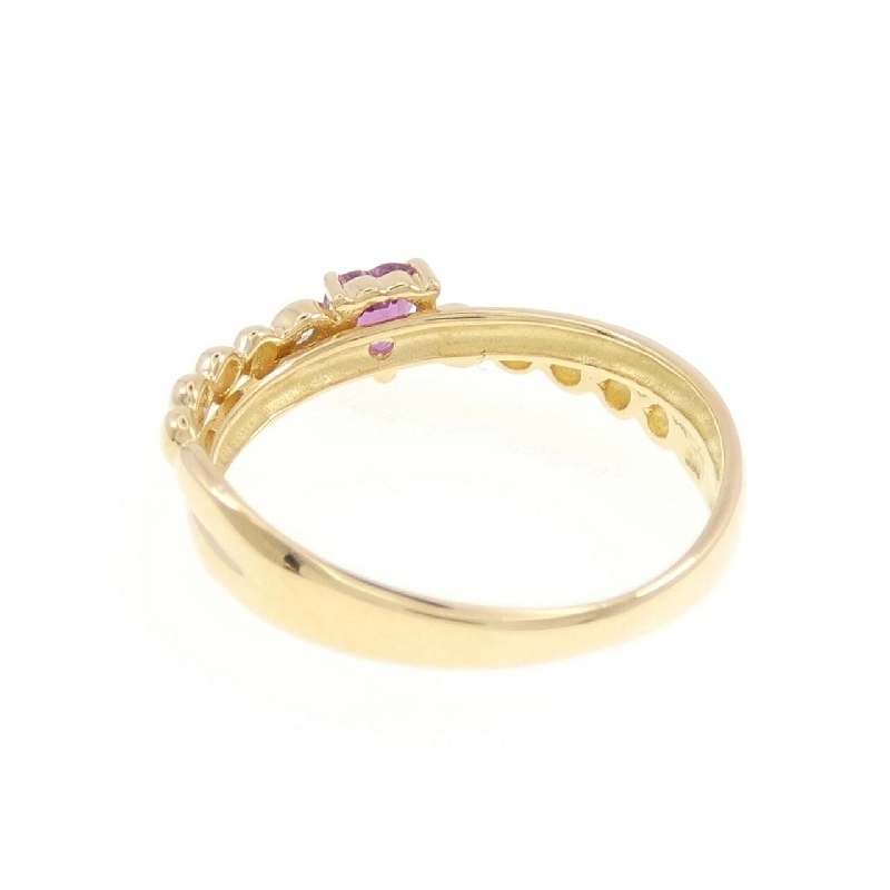 Nhẫn ruby hình trái tim K18YG 670135