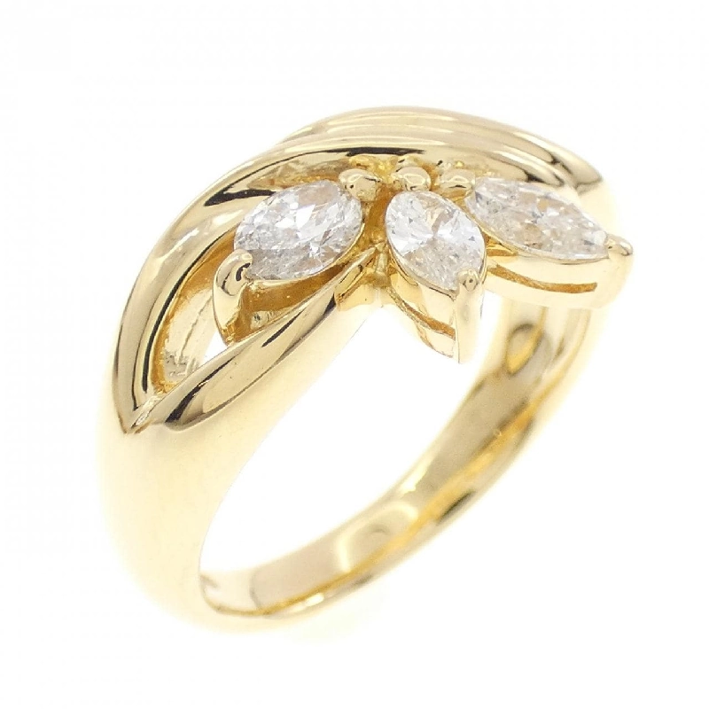 Nhẫn kim cương K18YG 0.50CT 670719