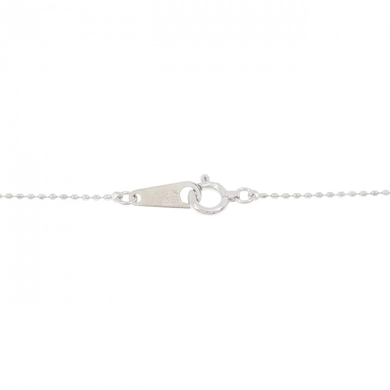 K18WG Chữ cái S Dây chuyền kim cương - Hàng hiệu Chính hãng 856742