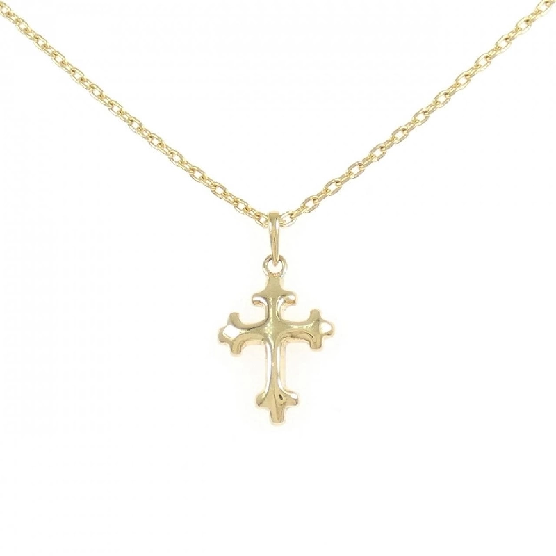 K18YG Dây chuyền hình chữ thập - Hàng hiệu Chính hãng 861141