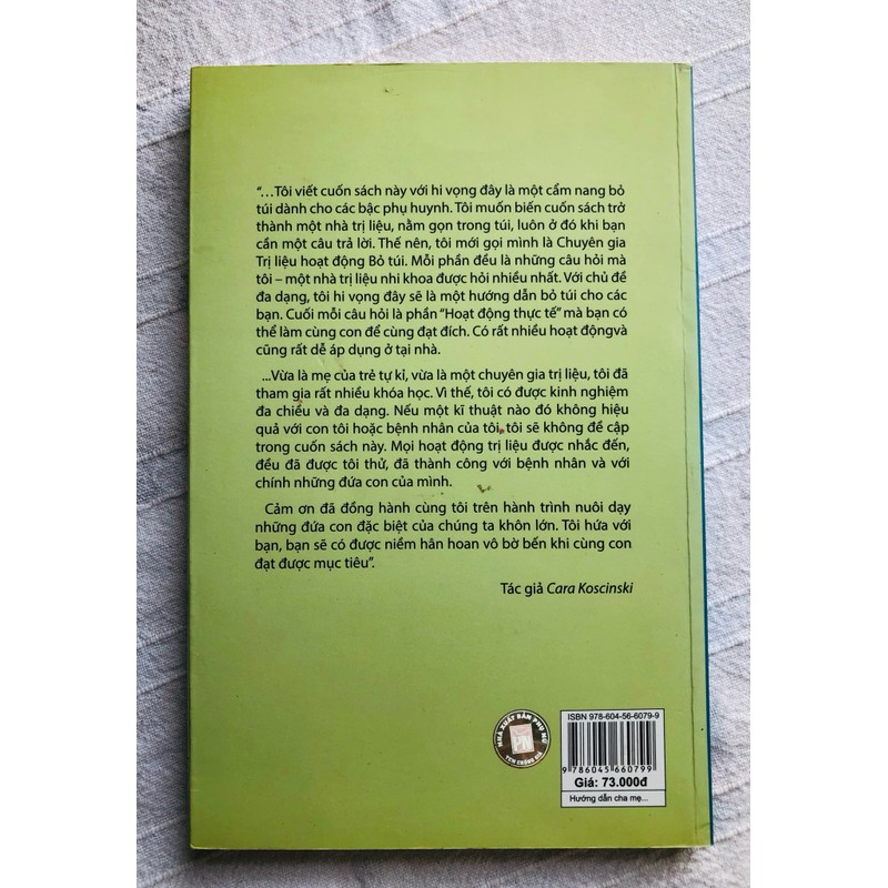 Sách trị liệu hoạt động cho trẻ tự kỷ còn mới  79542