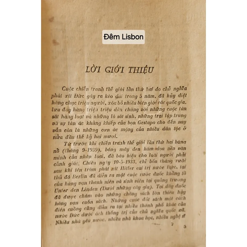 ĐÊM LISBON, tiểu thuyết của nhà văn nổi tiếng Erich Maria Remarque 705070