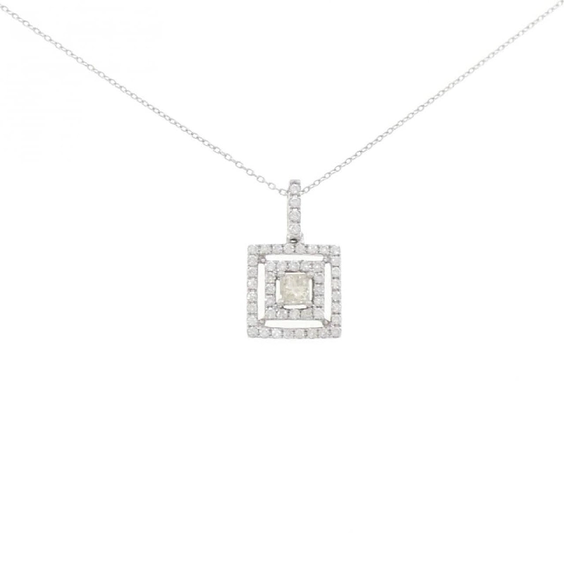 K18WG Dây chuyền kim cương 0.80CT - Hàng hiệu Authentic 862306