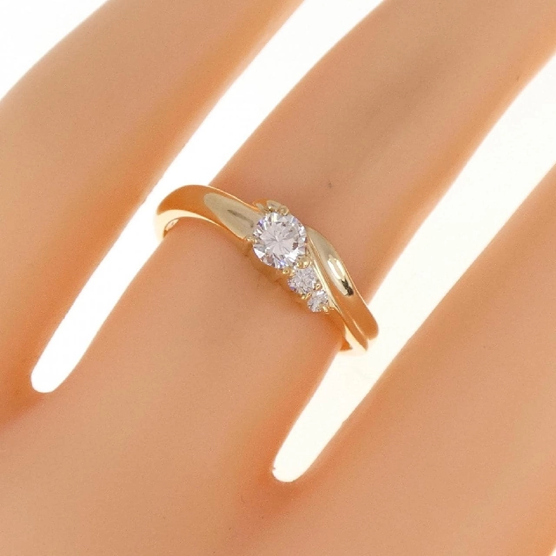 Nhẫn kim cương K18YG 0.20CT - Hàng hiệu Chính hãng 857259