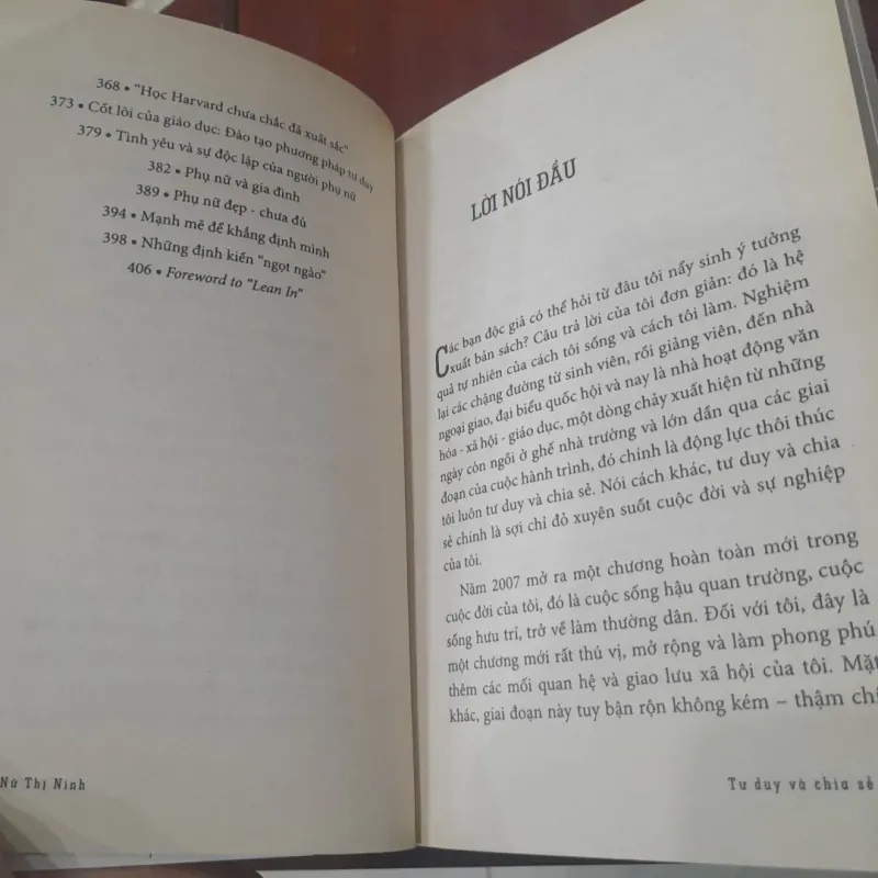 TÔN NỮ THỊ NINH, Tư duy & Chia sẻ 780258