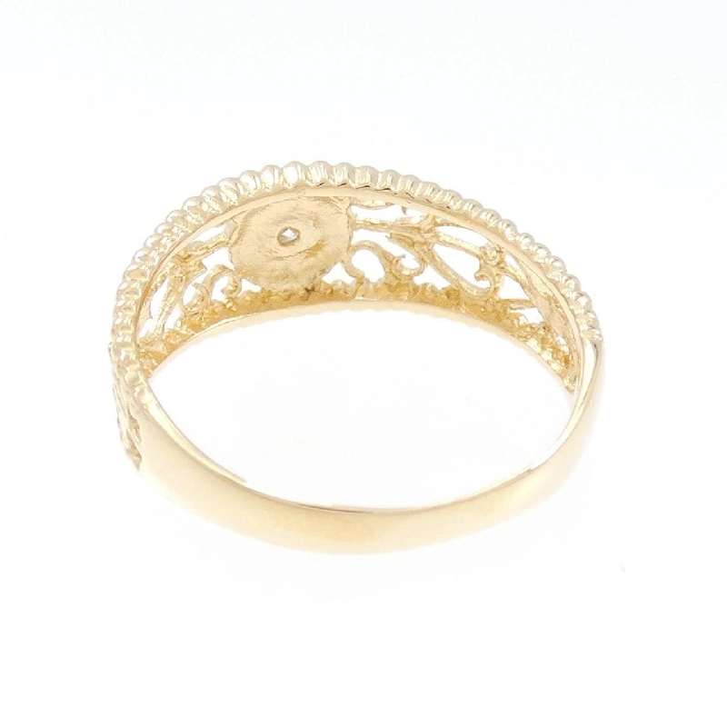 Nhẫn kim cương K18YG 673711