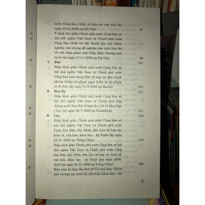 Niên giám các điều ước quốc tế nước Cộng hoà xã hội chủ nghĩa Việt Nam ký năm 2006  594562