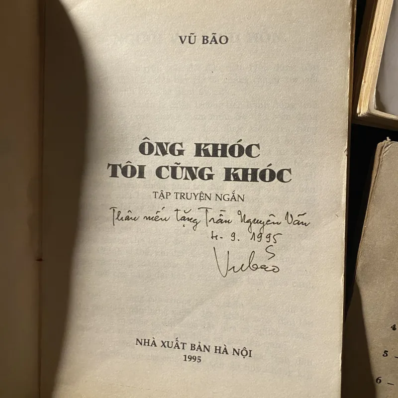 7 cuốn của nhà văn Vũ Bão( 6 cuốn có chữ ký) 1038183