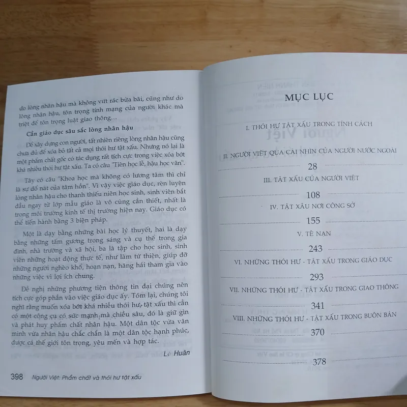 Người Việt Phẩm Chất & Thói Hư Tật Xấu 656619