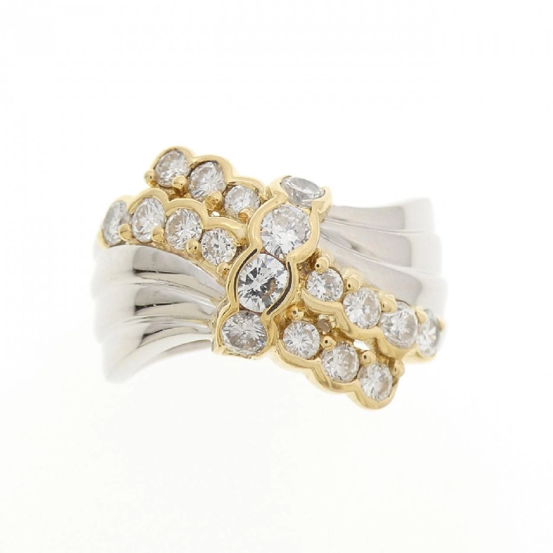 Nhẫn kim cương PT900/K18YG 1.00CT - Hàng hiệu Authentic 854736