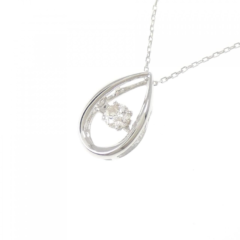 K18WG Dây chuyền kim cương 0.10CT - Hàng hiệu Chính hãng 858345