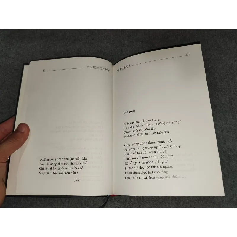 NGANG QUA CÁNH ĐỒNG - THƠ HOÀNG QUÝ 729317