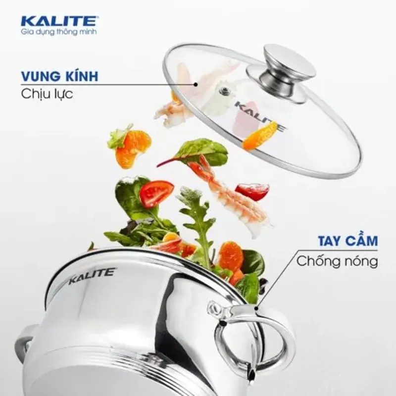 Bộ 3 nồi KALITE KL351 Inox 304 an toàn cho sức khỏe 721023