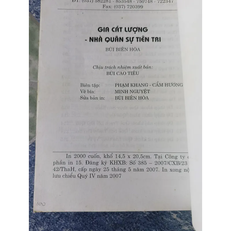 Gia Cát Lượng nhà quân sự tiên tri - Bùi Biên Hòa 697139
