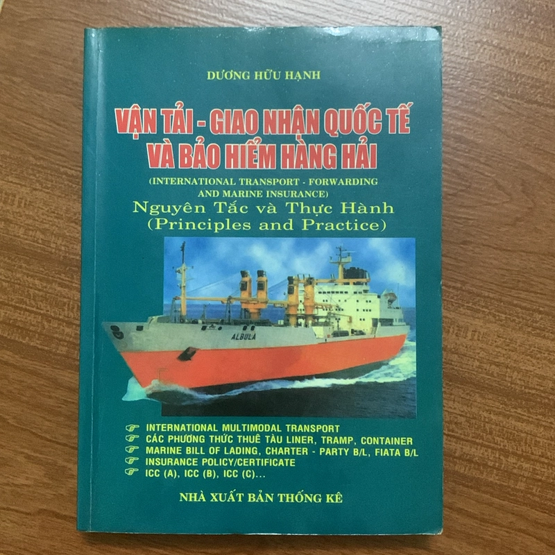 Vận tải giao nhận quốc tế và BH Hàng hải -Dương Hữu Hạnh 306439