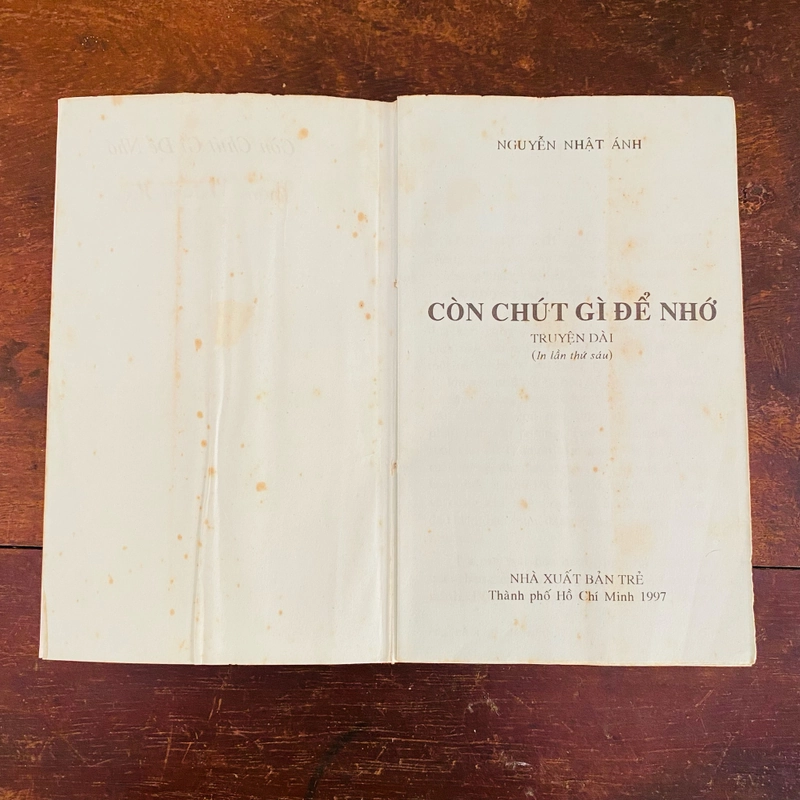 Còn chút gì để nhớ - Nguyễn Nhật Ánh - XB 1997 322762