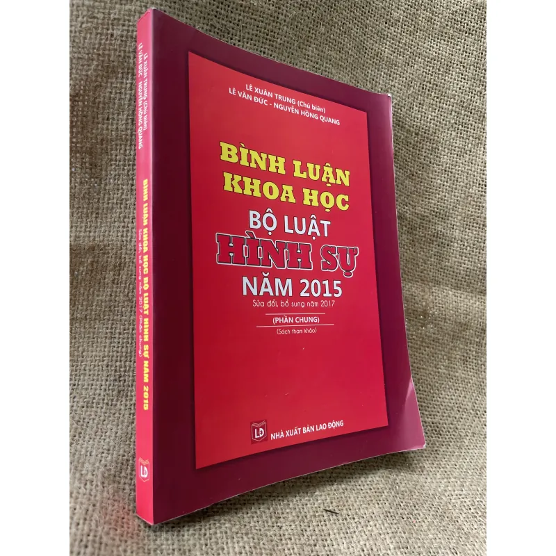 Bình luận BỘ LUẬT HÌNH SỰ 260 trang  993488